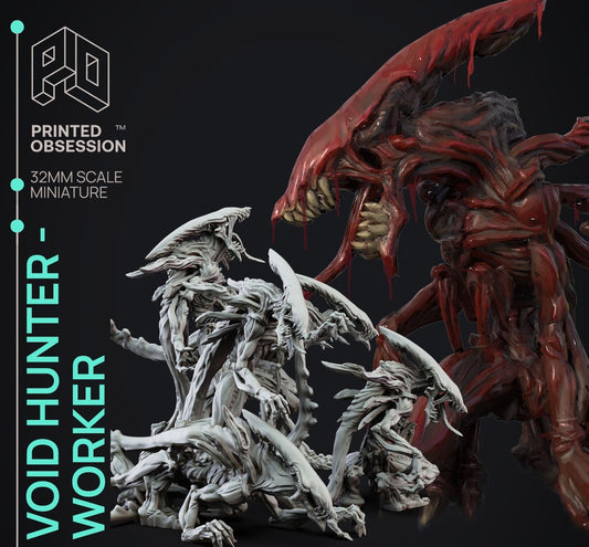 Void Hunter Workers - Creatures from behind the Veil by Printed Obsession