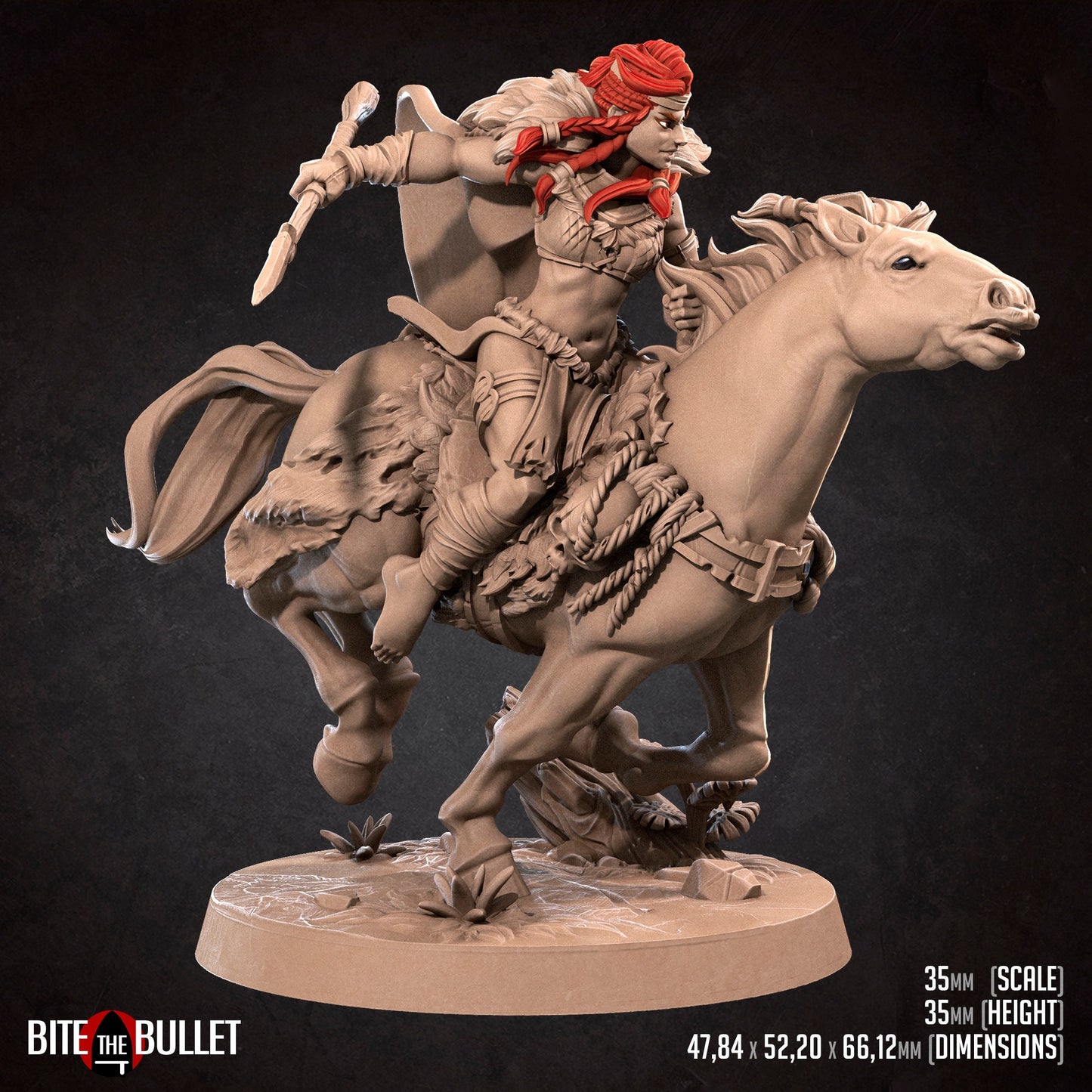 Anira, Amazon Queen Mounted - Bite the Bullet