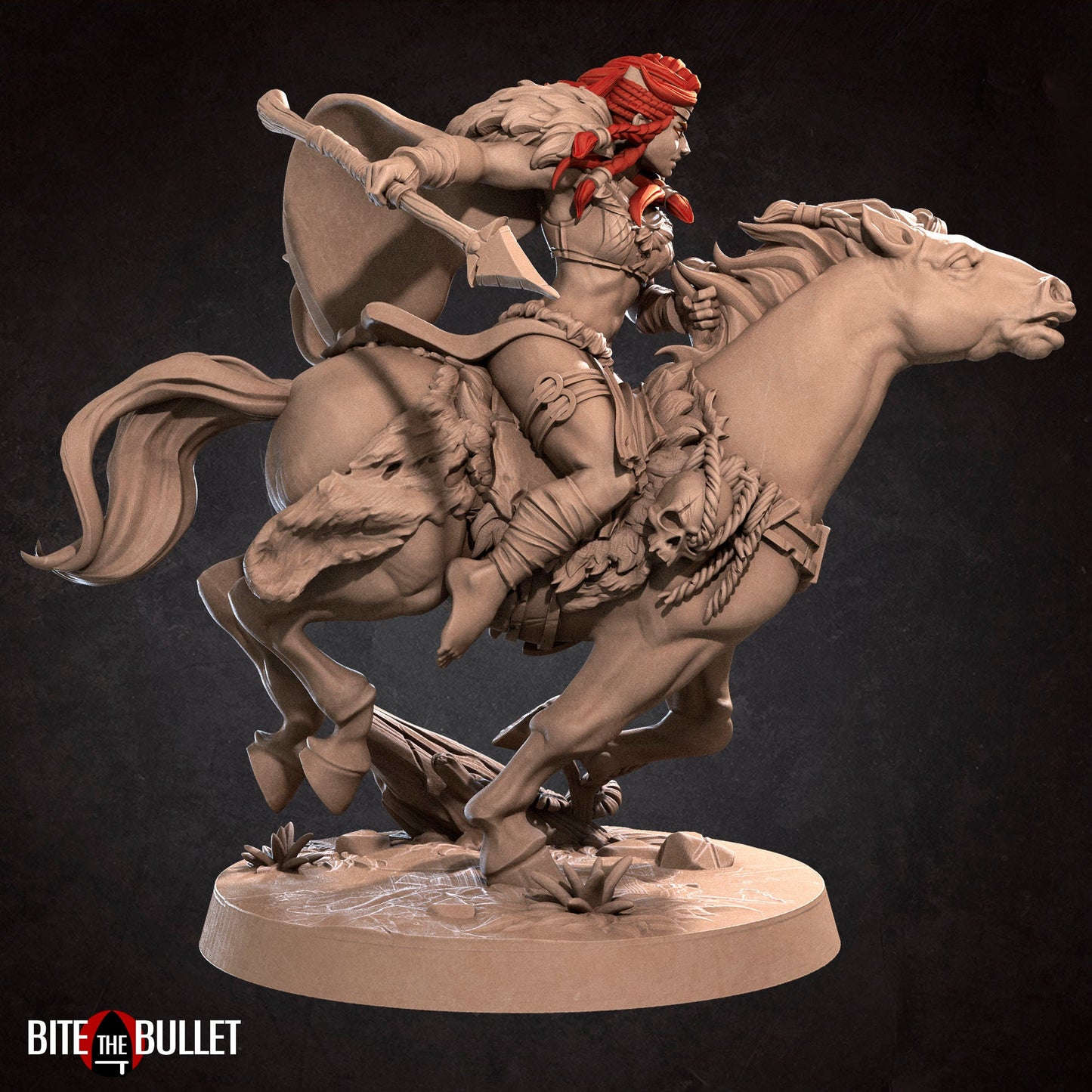 Anira, Amazon Queen Mounted - Bite the Bullet