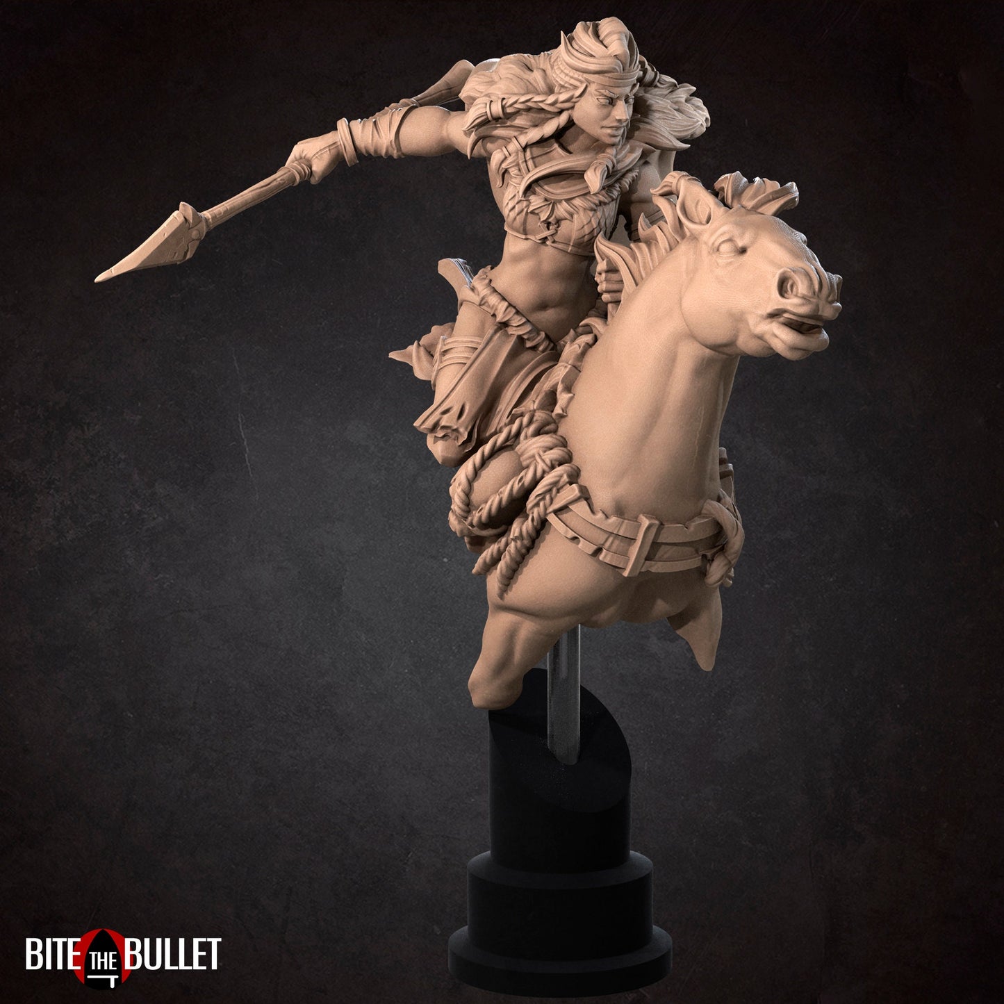 Anira, Amazon Queen Mounted Bust - Bite the Bullet