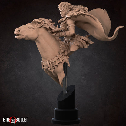 Anira, Amazon Queen Mounted Bust - Bite the Bullet