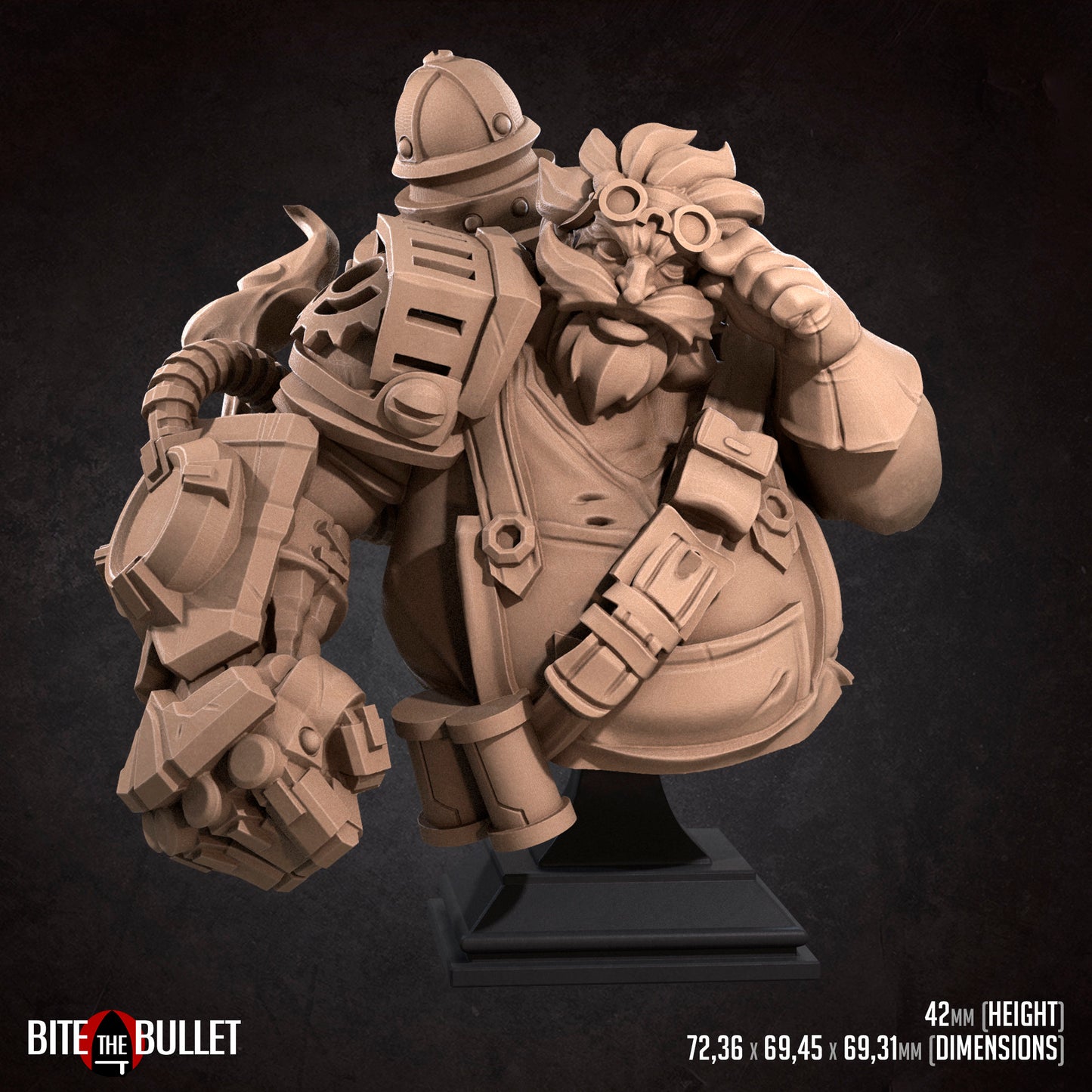 Dr TNT the Artificer Bust - Bite the Bullet