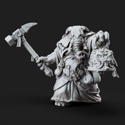 Loxodon Cleric - The Lady of Pox by Printed Obsession