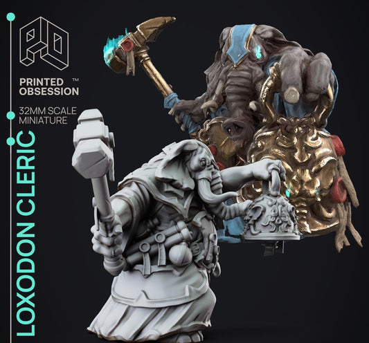 Loxodon Cleric - The Lady of Pox by Printed Obsession