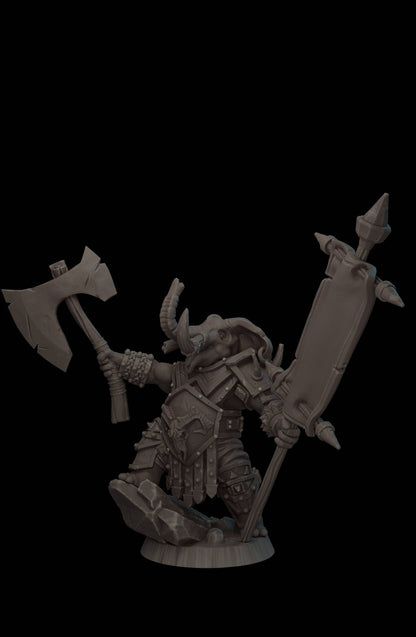 Loxidon Commander - Drunken Dwarf Miniatures