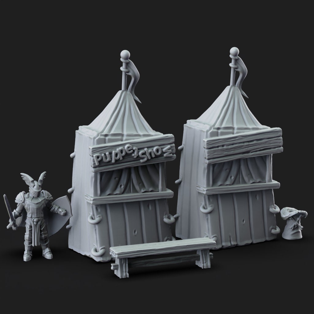 Show Tents - The Puppet Master's Apprentice by Printed Obsession