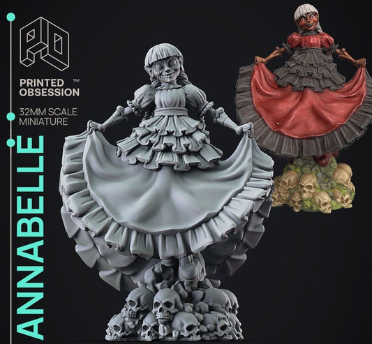 Annebelle the Awakened Puppet - The Puppet Master's Apprentice by Printed Obsession