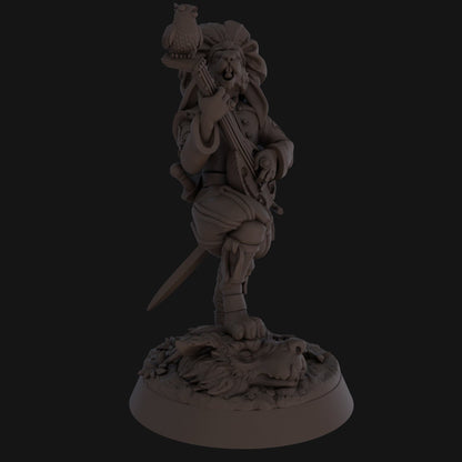 Harengon Bard - Drunken Dwarf Miniatures