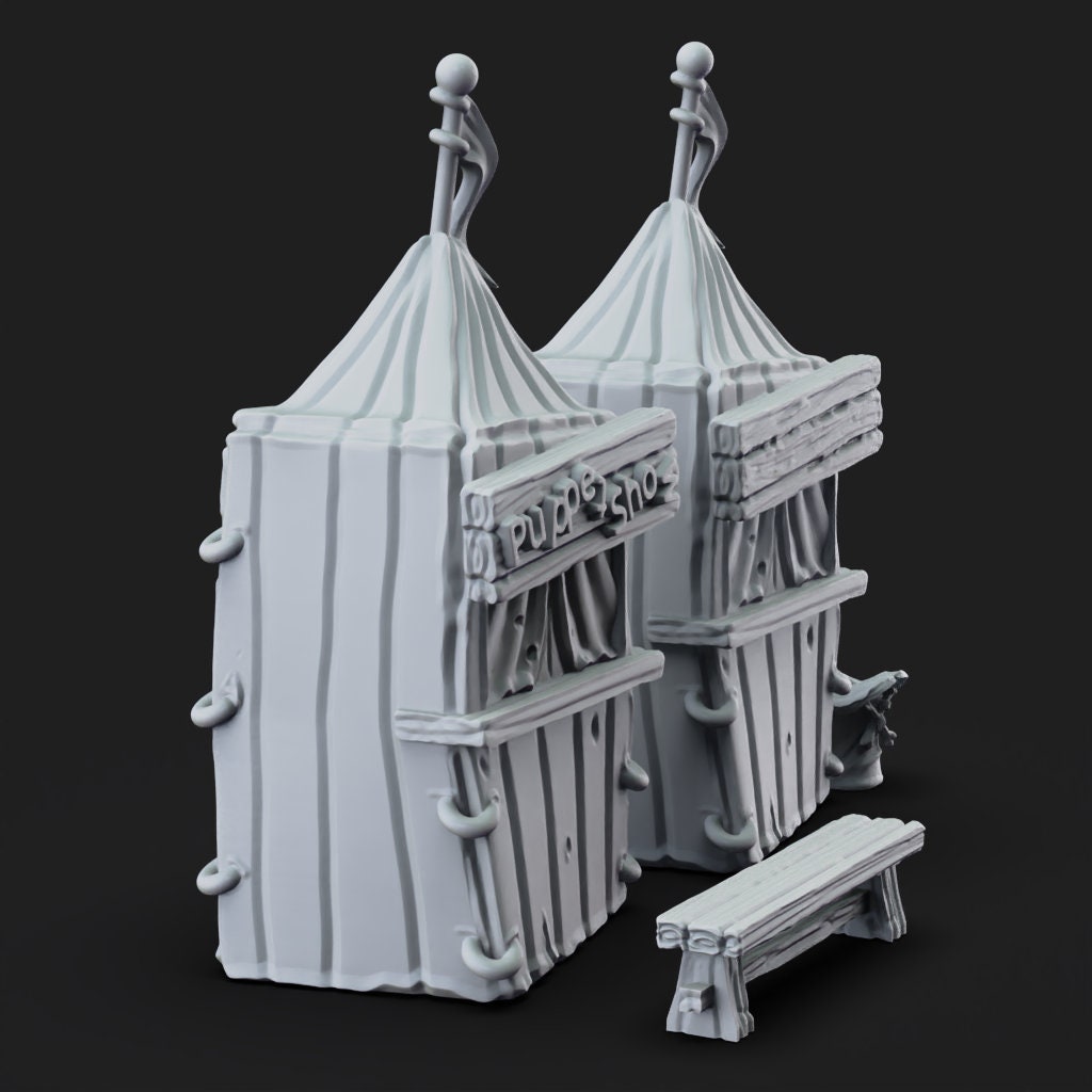 Show Tents - The Puppet Master's Apprentice by Printed Obsession