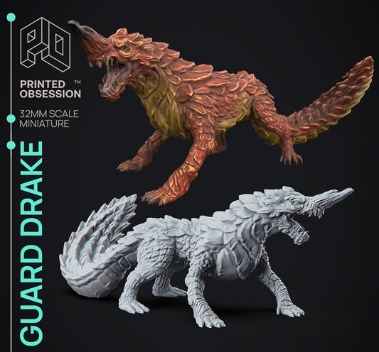 Guard Drake - Monsters of the Multiverse by Printed Obsession