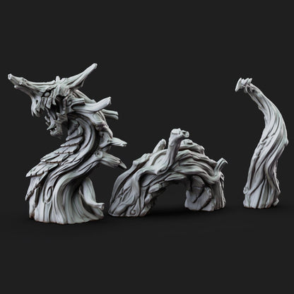 Root Wyrm - Fey vs Shadowfell by Printed Obsession