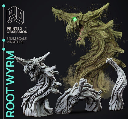 Root Wyrm - Fey vs Shadowfell by Printed Obsession