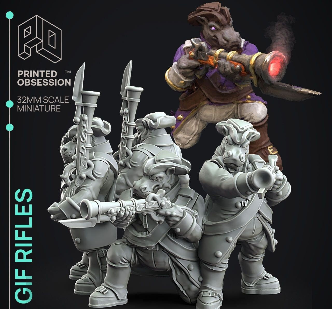 Giff Riflemen - Weird Shores by Printed Obsession