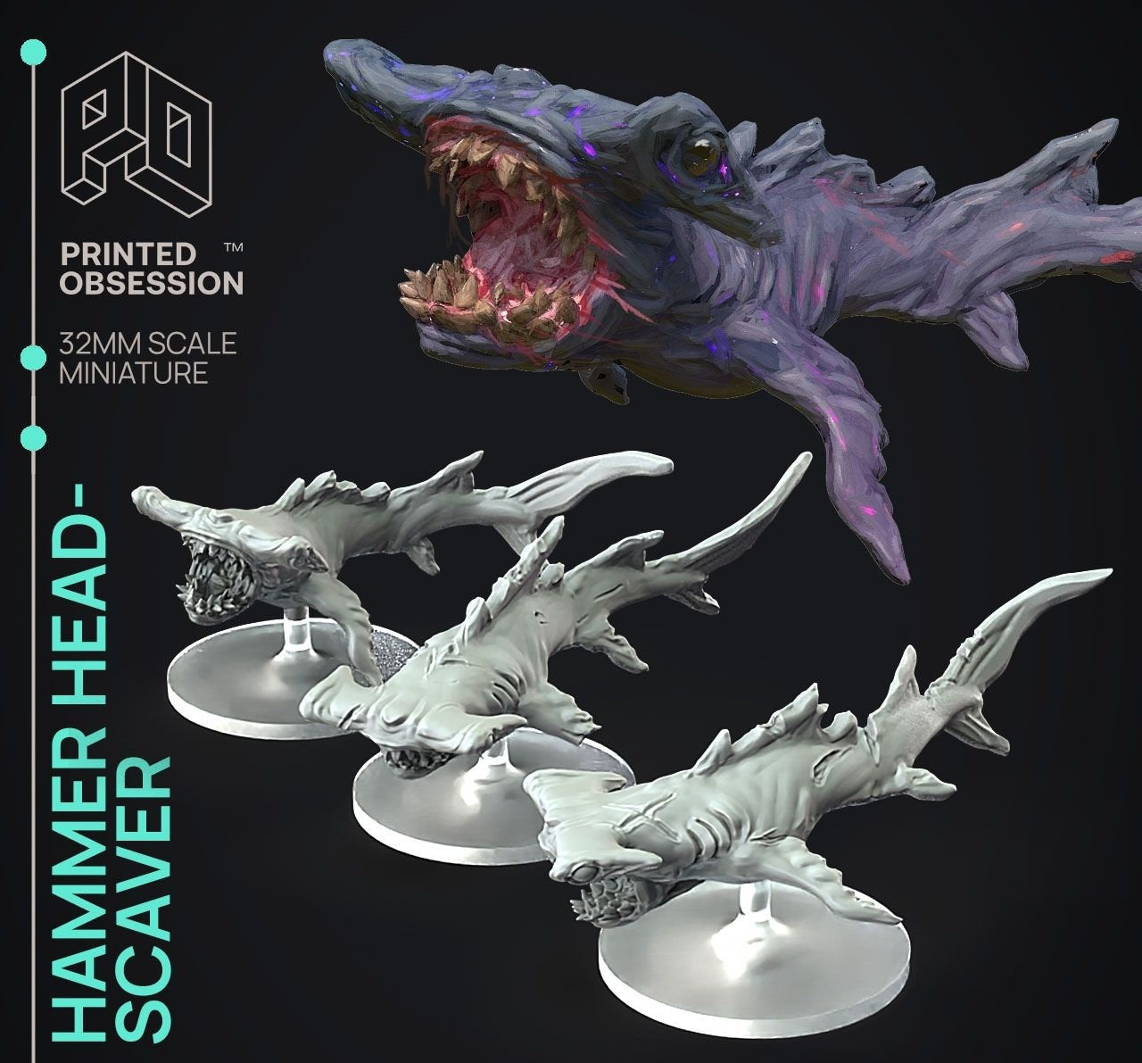 Hammerhead Scavers - Weird Shores by Printed Obsession