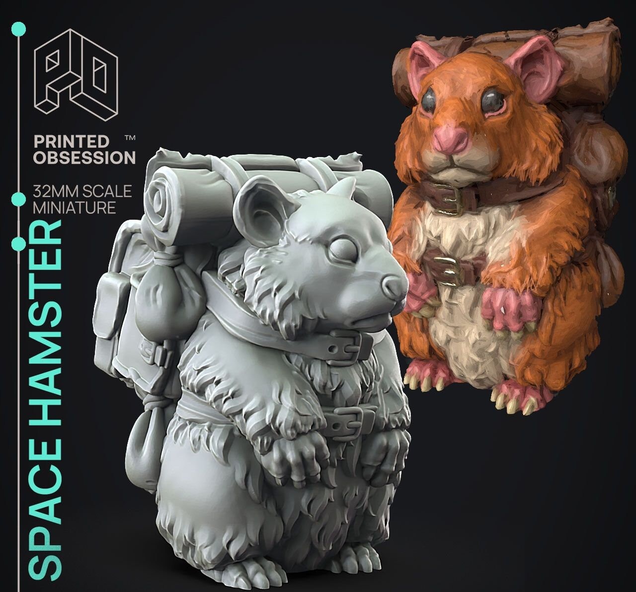 Space Hamster - Weird Shores by Printed Obsession