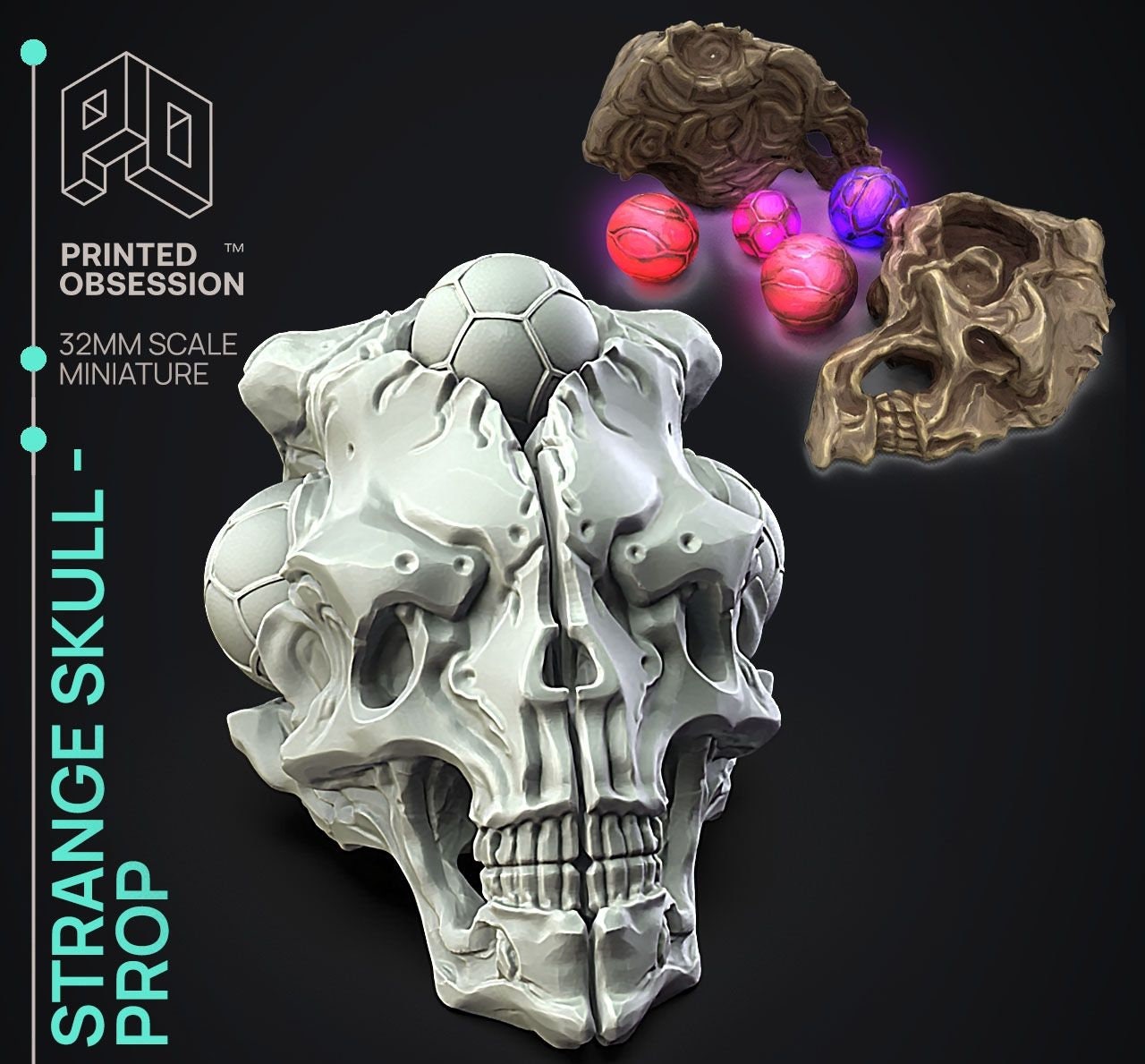 Strange Skull - Side Quest Shop by Printed Obsession