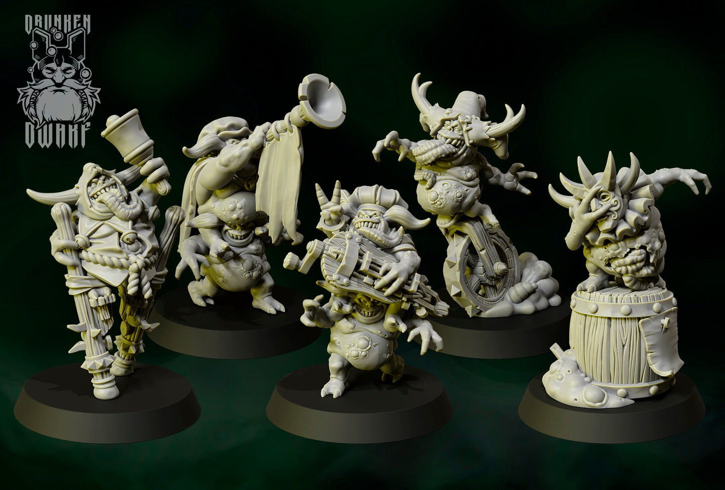 Pus Demons - The Infected Circus by Drunken Dwarf Miniatures