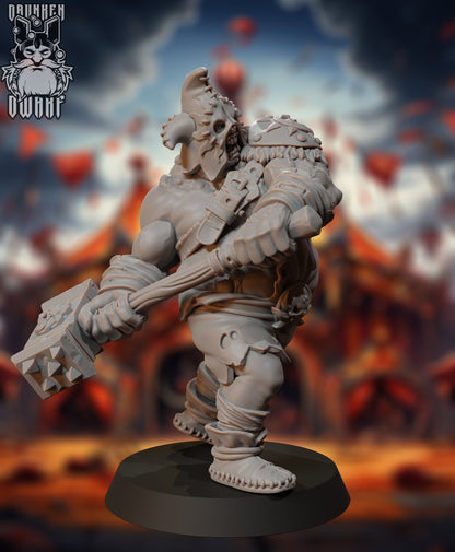 Infected Strongman - The Infected Circus by Drunken Dwarf Miniatures