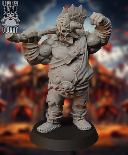 Infected Strongman - The Infected Circus by Drunken Dwarf Miniatures