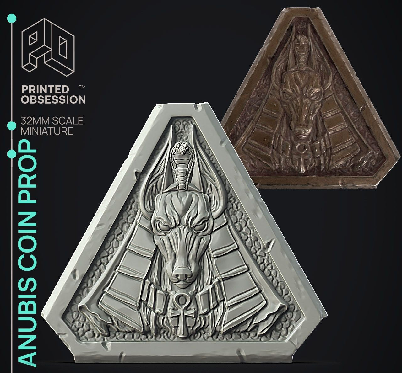 Anubis Coin - Side Quest Shop by Printed Obsession