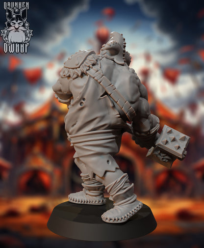 Infected Strongman - The Infected Circus by Drunken Dwarf Miniatures