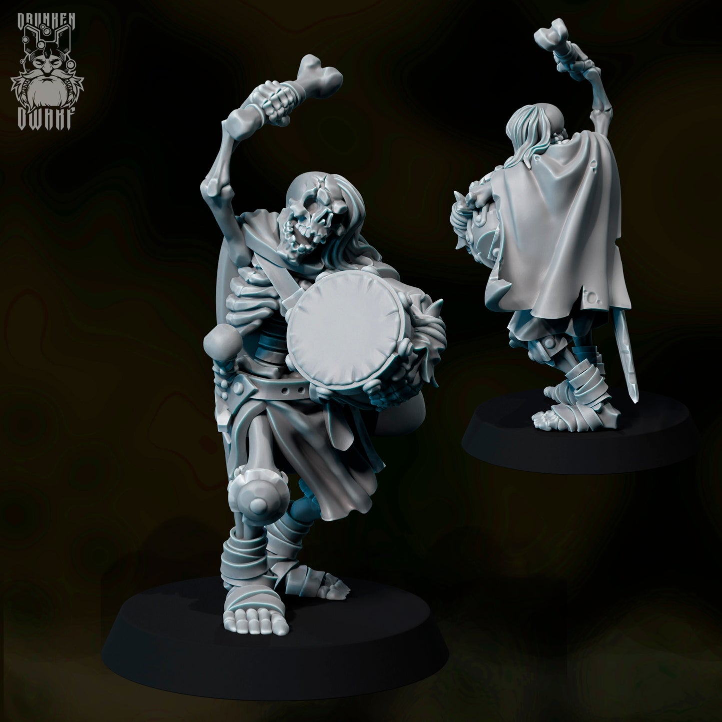 Skeleton Soldiers - Skeleton Army by Drunken Dwarf Miniatures