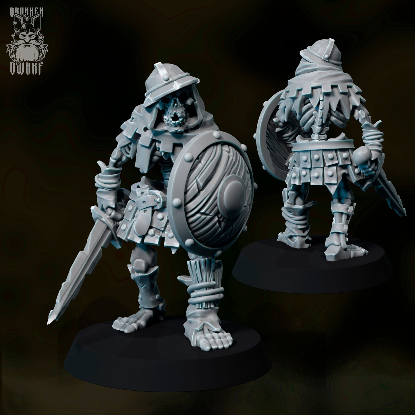 Skeleton Soldiers - Skeleton Army by Drunken Dwarf Miniatures