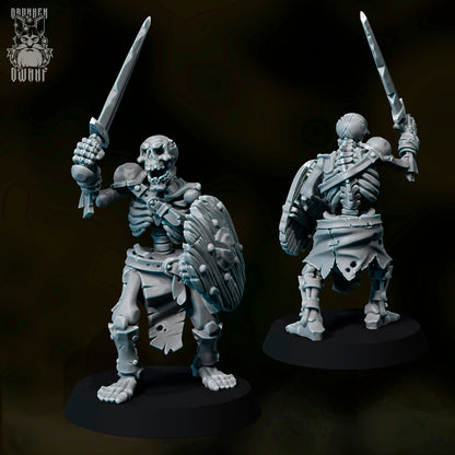 Skeleton Soldiers - Skeleton Army by Drunken Dwarf Miniatures