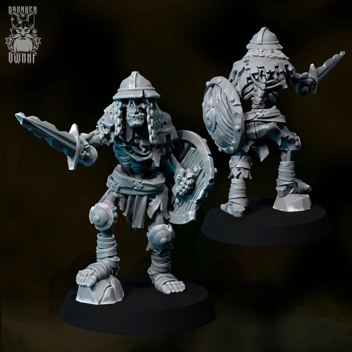 Skeleton Soldiers - Skeleton Army by Drunken Dwarf Miniatures