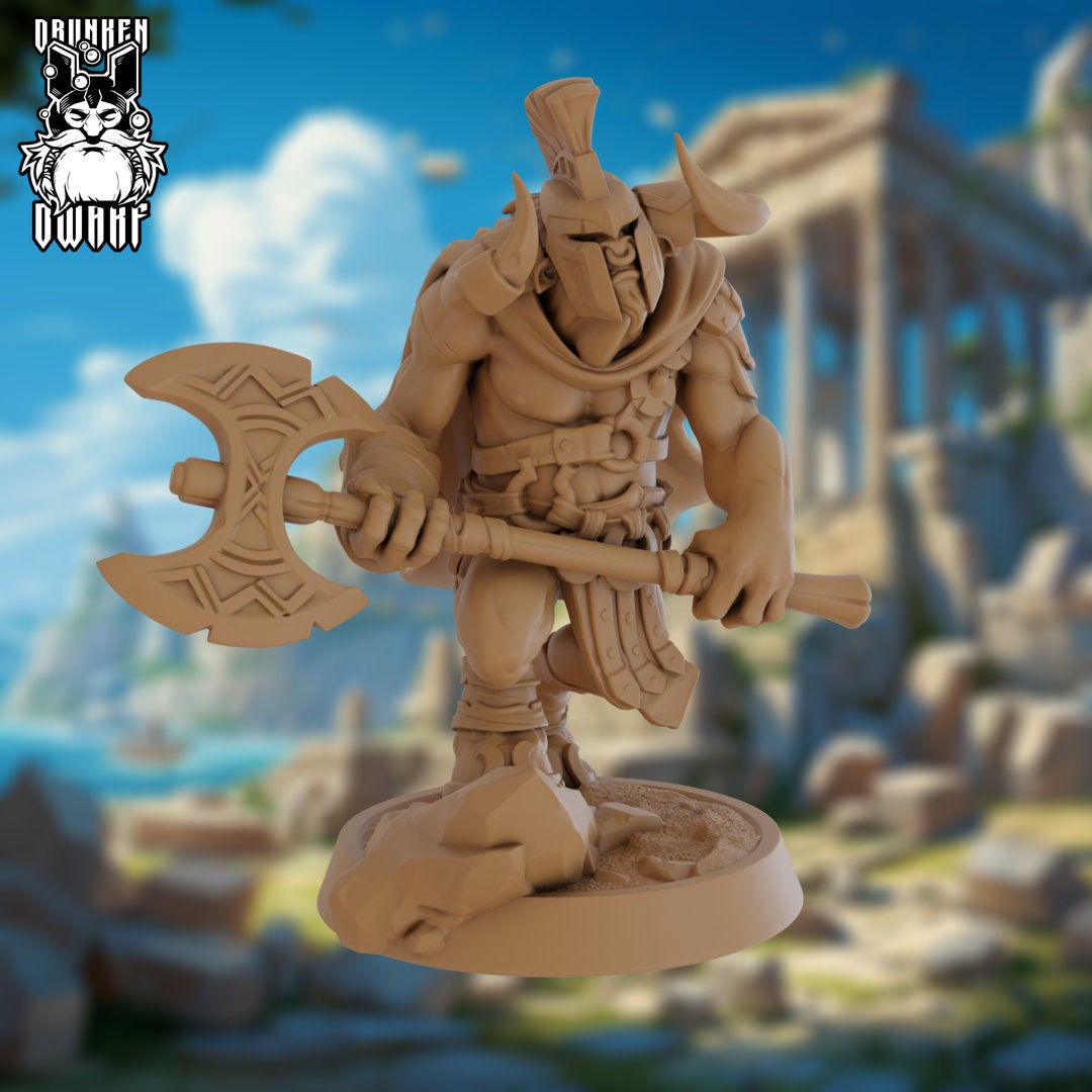 Minotaur - Greek Myths by Drunken Dwarf Miniatures