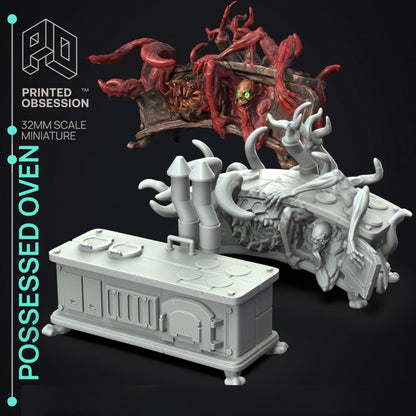 Possessed Oven - Possessed Bakery by Printed Obsession