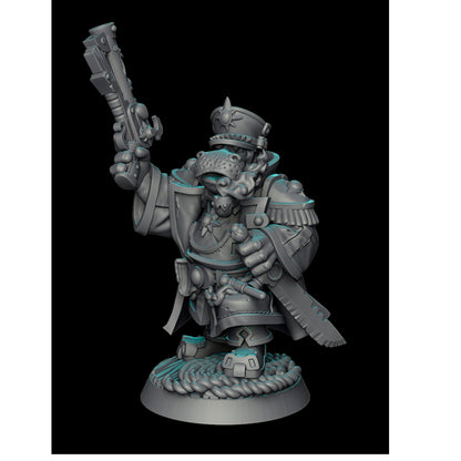 Giff Captain - Drunken Dwarf Miniatures