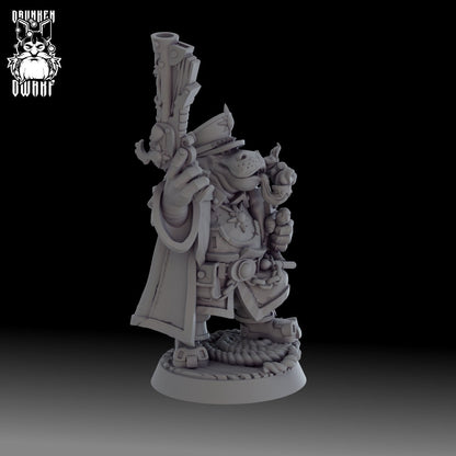 Giff Captain - Drunken Dwarf Miniatures