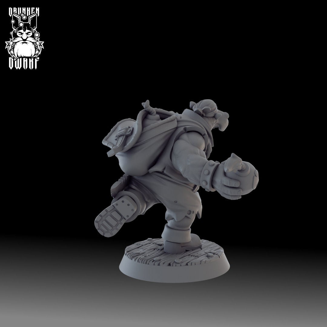 Giff Grenadier - Drunken Dwarf Miniatures