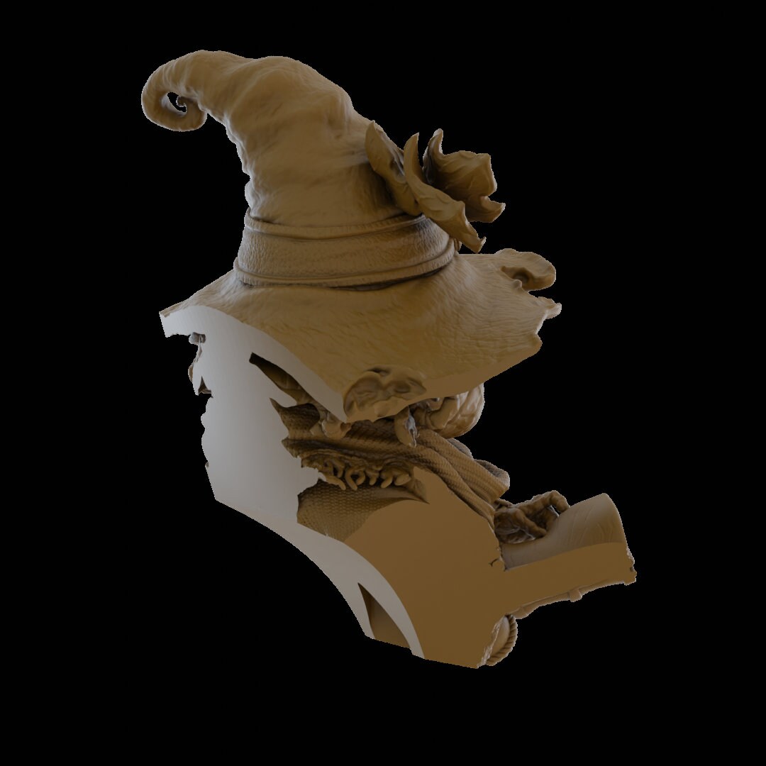 Pumpkin Witch Bust- The Witchguild