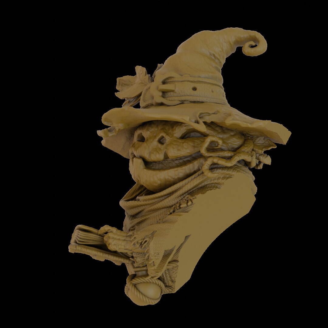 Pumpkin Witch Bust- The Witchguild