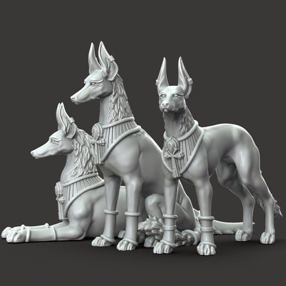 Anubis Hounds - Court of Anubis by Printed Obsession