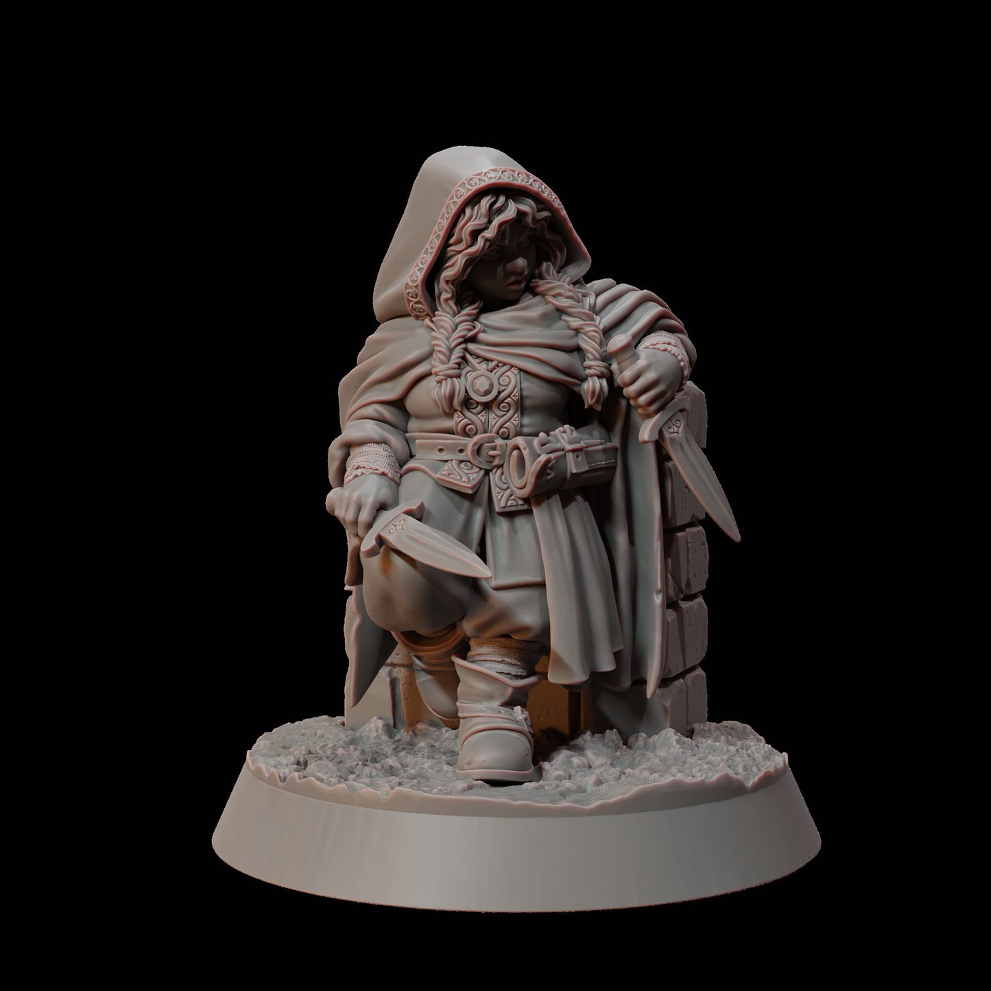 Halfling Rogue - Drunken Dwarf Miniatures