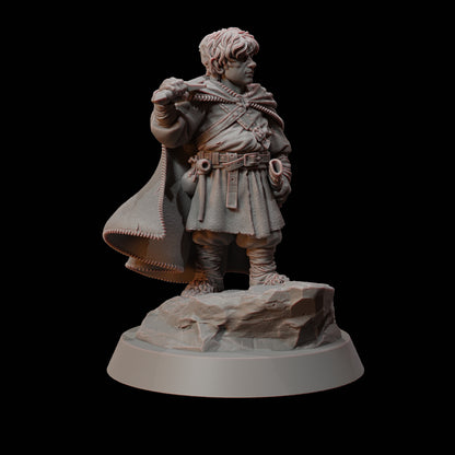 Halfling Warrior - Drunken Dwarf Miniatures