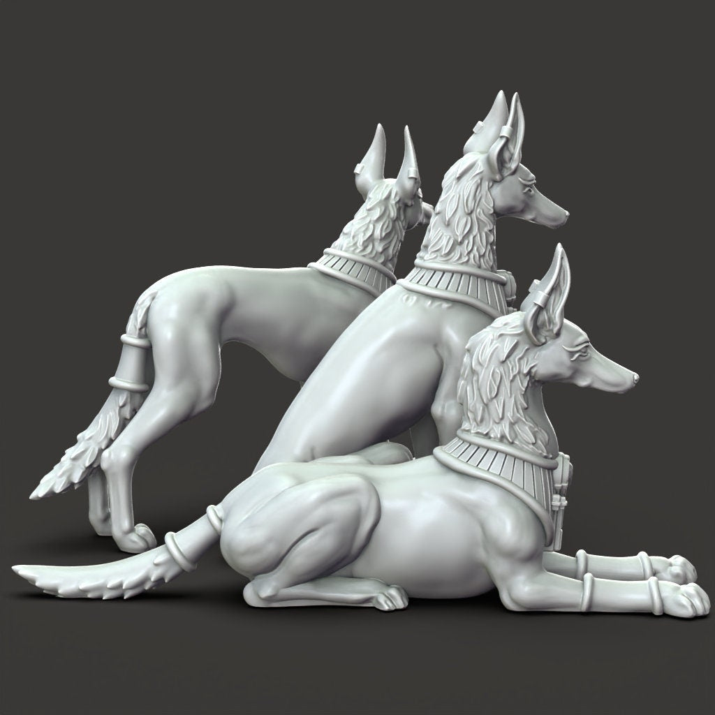 Anubis Hounds - Court of Anubis by Printed Obsession