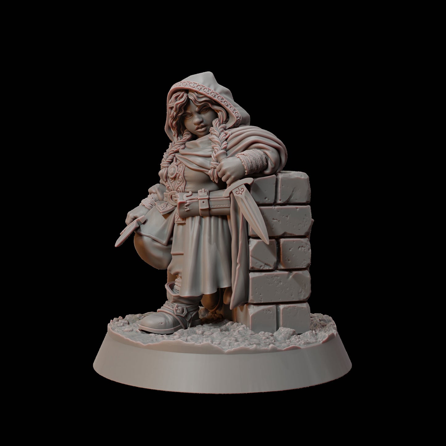 Halfling Rogue - Drunken Dwarf Miniatures