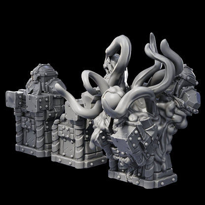 Dwarven Statues - Scrap Waste Creatures by Printed Obsession