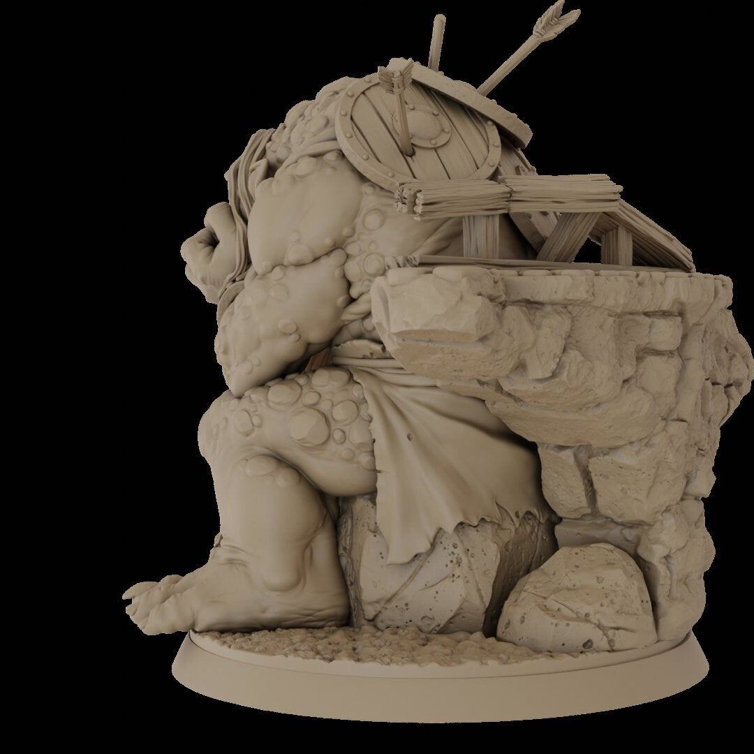 Bridge Troll - Drunken Dwarf Miniatures