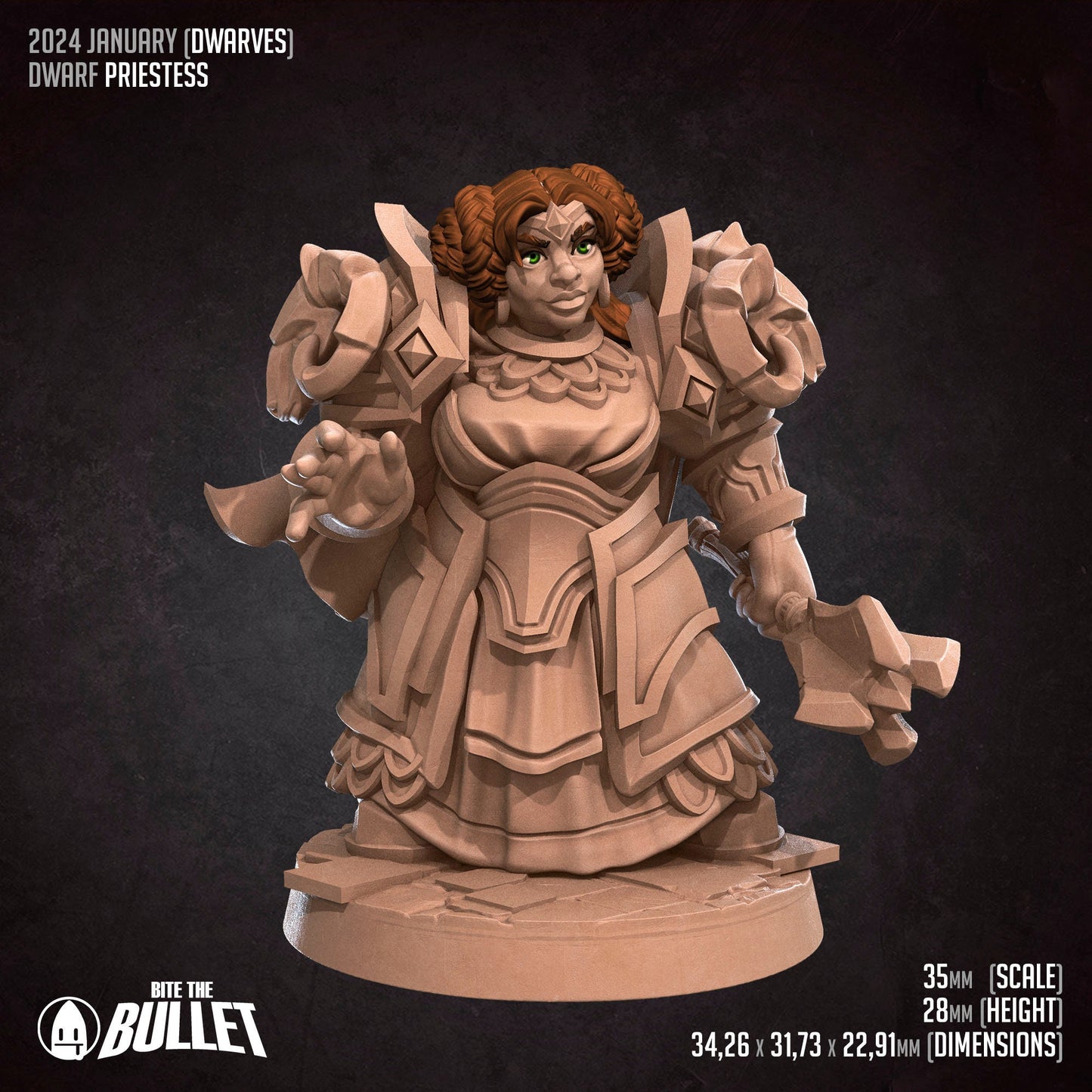 Dwarven Priestess - Bite the Bullet