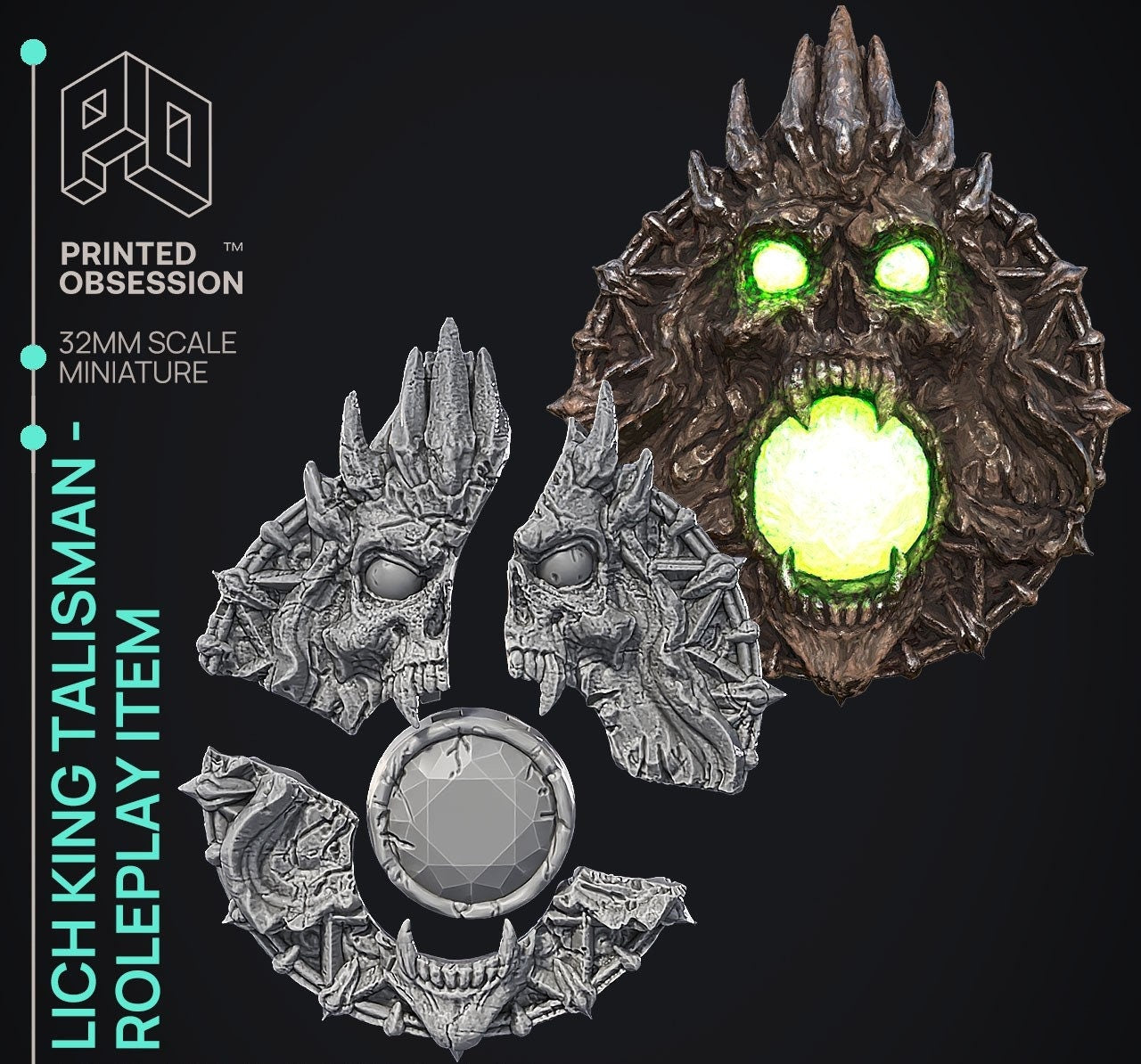 Lich King Talisman - The Talisman Collector by Printed Obsession