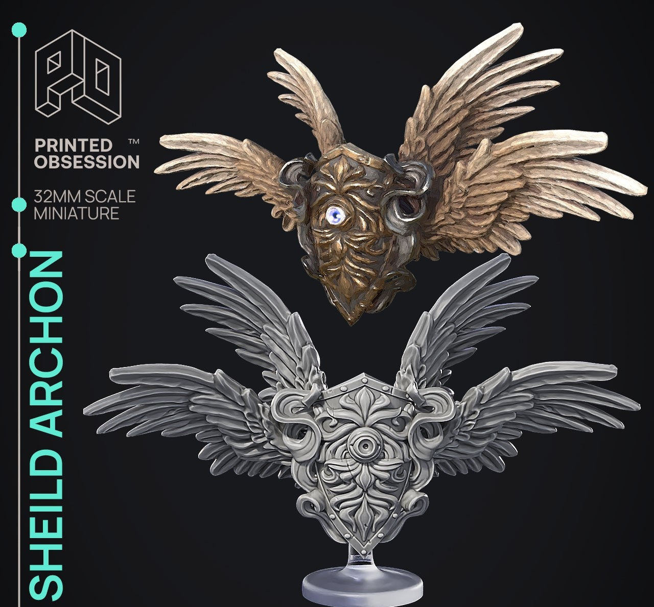 Shield Archon - The Talisman Collector by Printed Obsession