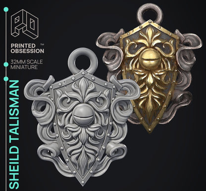 Shield Talisman - The Talisman Collector by Printed Obsession